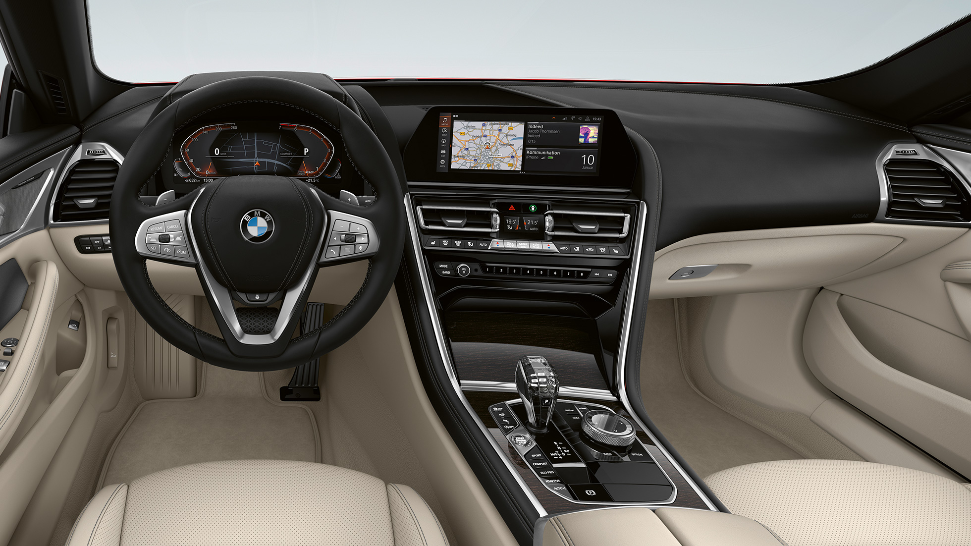 Базов модел, кокпит BMW Серия 8 Гран Купе, базов модел, кокпит