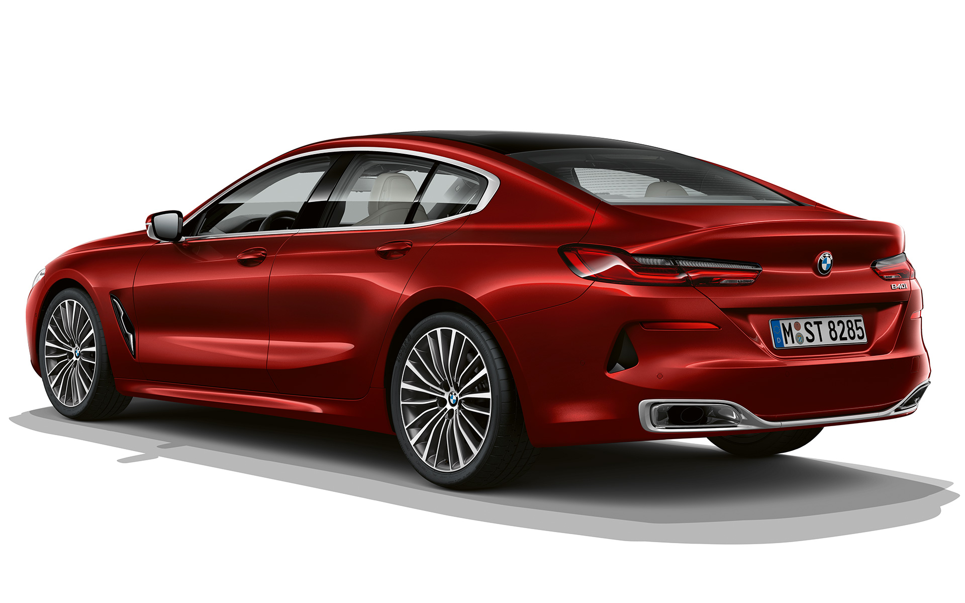 Impulsive Heat, три четвърти изглед отзад BMW Серия 8 Гран Купе, Impulsive Heat, три четвърти изглед отзад