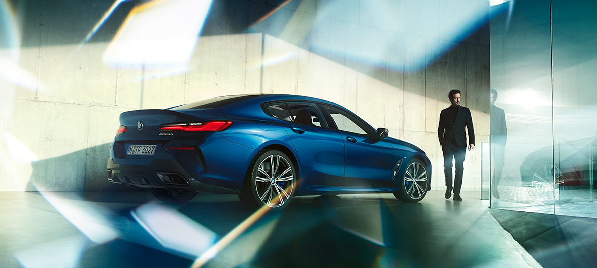 BMW Individual, три четвърти изглед отзад BMW Серия 8 Гран Купе, BMW Individual, три четвърти изглед отзад