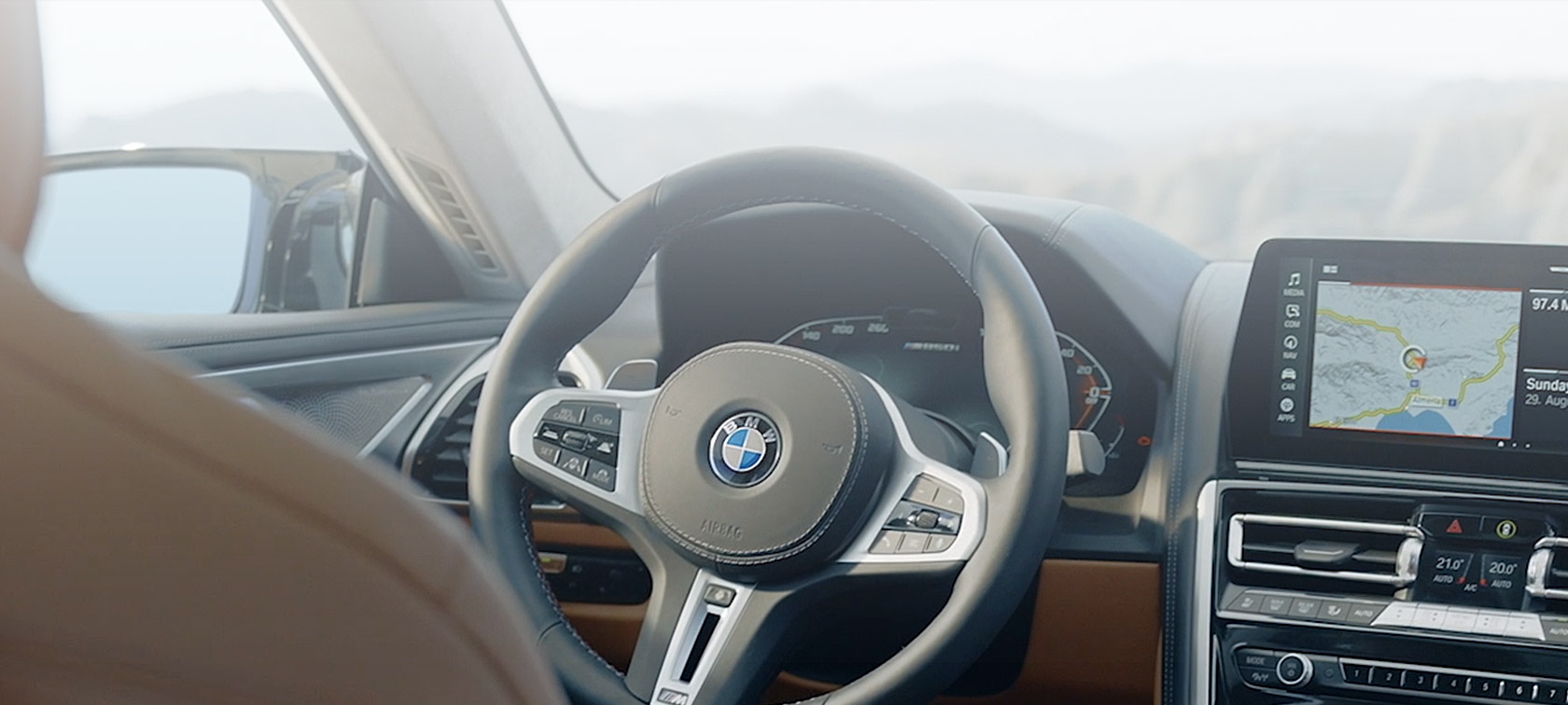 BMW Серия 8 Гран Купе G16 LCI Facelift 2022 вътрешен дизайн видео BMW Серия 8 Гран Купе G16 LCI Facelift 2022 вътрешен дизайн видео