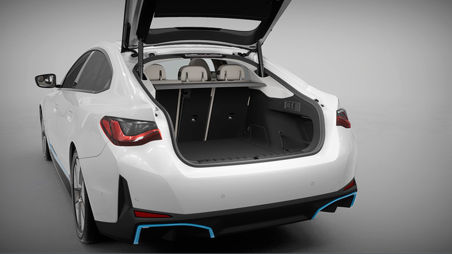 Багажник и заден капак BMW i4 G26 2021 Багажник и заден капак BMW i4 G26 2021
