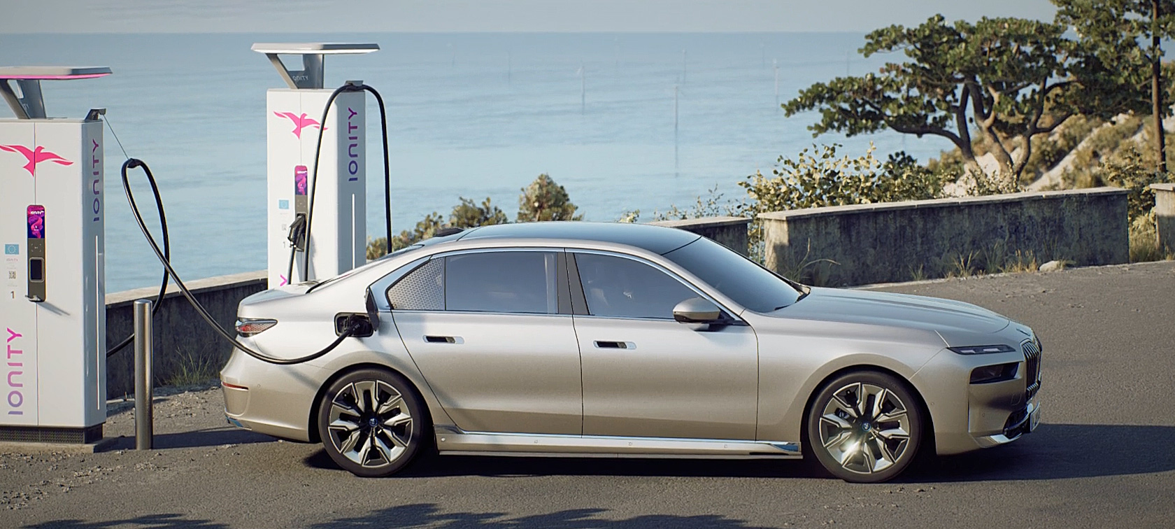 BMW i7 G70 Акценти видео зареждане BMW i7 G70 Акценти видео зареждане у дома и при пътуване