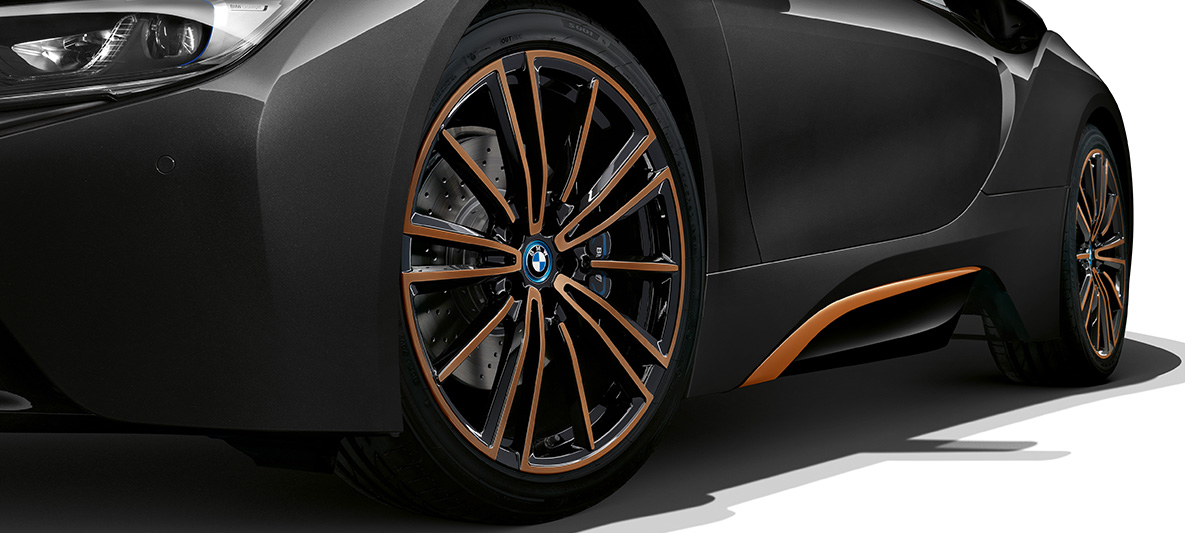 Алуминиеви джанти в E-Copper, BMW i8 Роудстър Ultimate Sophisto Edition Алуминиеви джанти в E-Copper, BMW i8 Роудстър Ultimate Sophisto Edition, екстериор