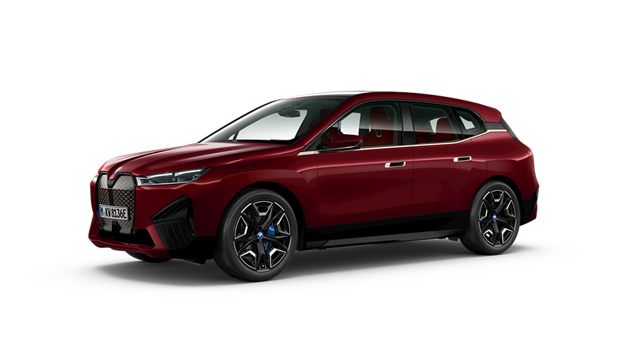 BMW i модели BMW iX I20 три четвърти изглед отстрани BMW i модели BMW iX I20 три четвърти изглед отстрани