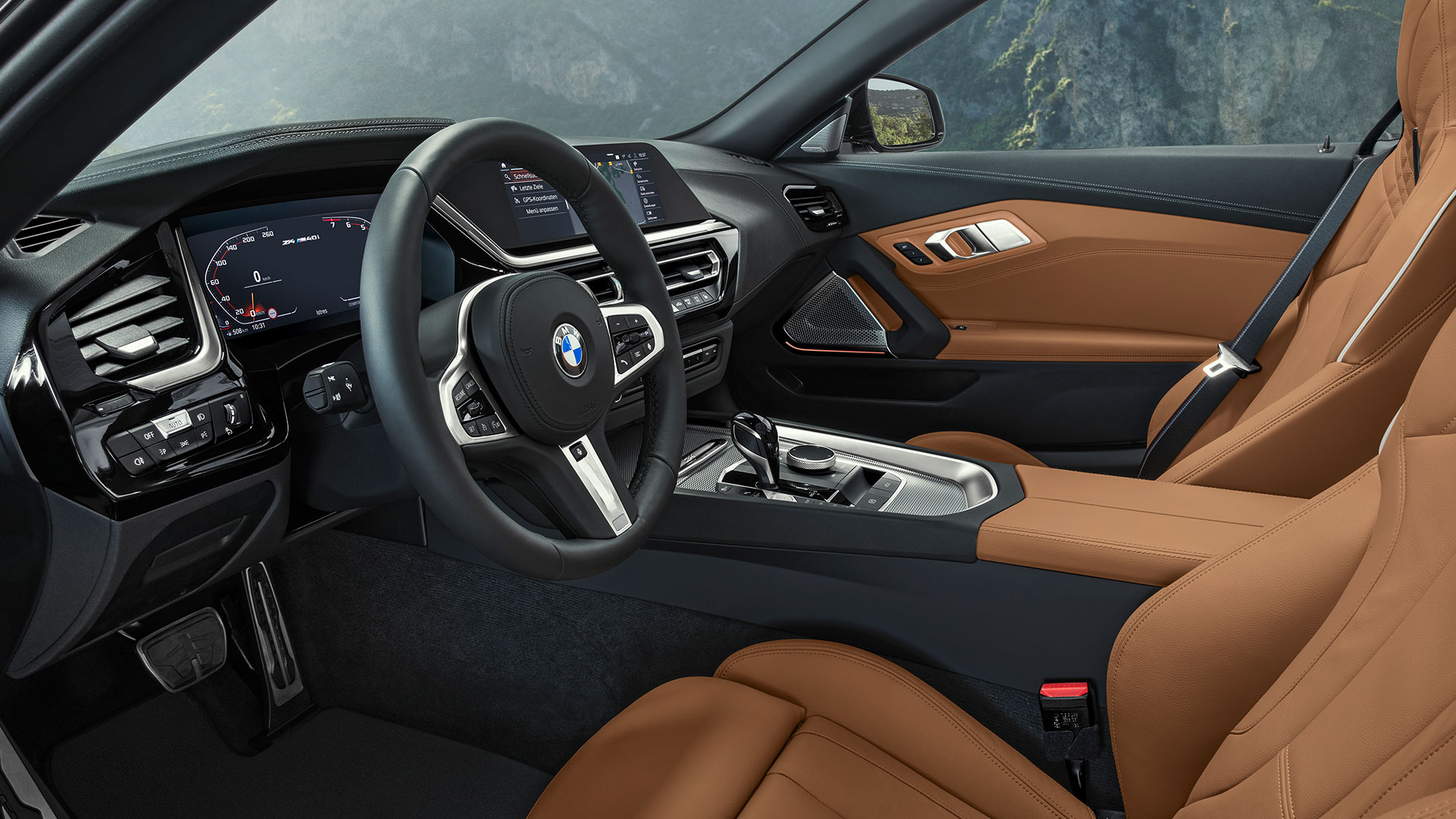 Интериор BMW Z4 M40i G29 Волан BMW Z4 Roadster M40i G29 2019 интериор