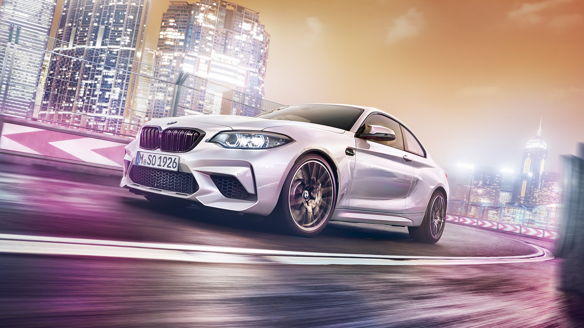 Външен дизайн BMW M2 Competition F87 Външен дизайн BMW M2 Competition F87 2018 Hockenheim Silver metallic, три четвърти изглед отпред