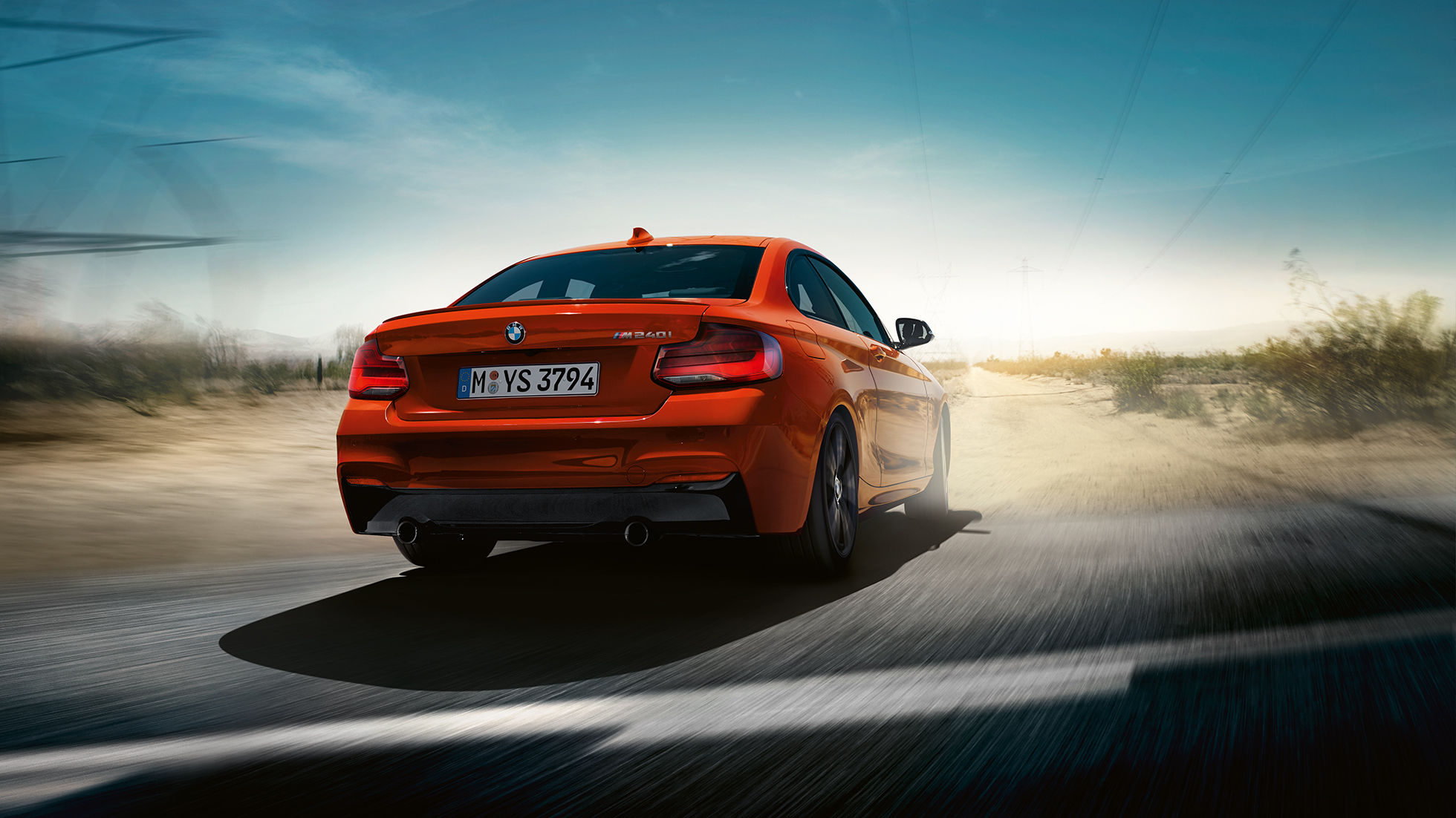 Окачване BMW M240i Купе Окачване BMW M240i Купе F22 2017 Sunset Orange metallic