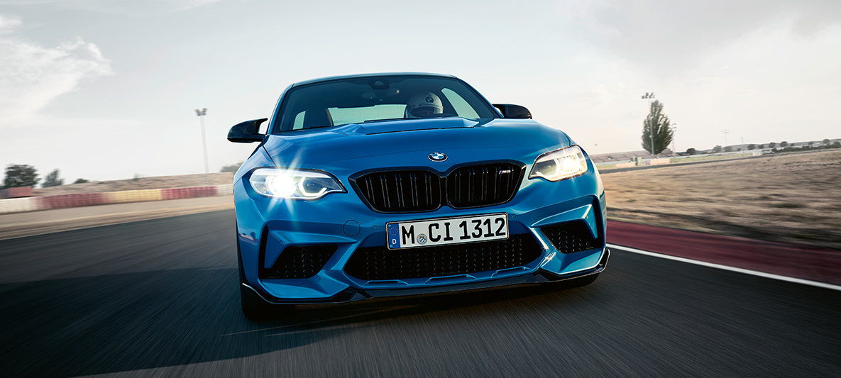 Дизайн BMW M2 CS Дизайн BMW M2 CS F87 Misano Blue metallic изглед отпред