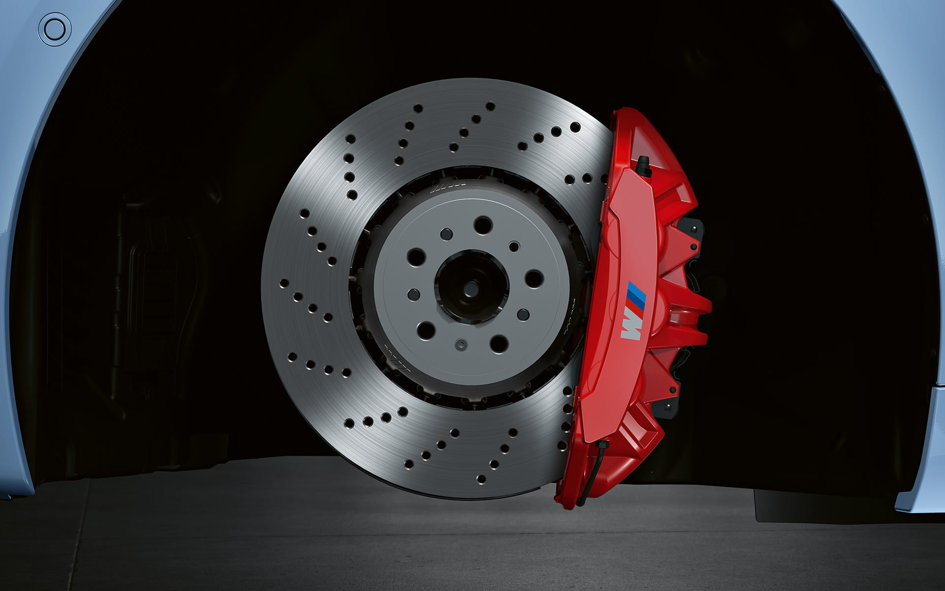 BMW M2 G87 M Compound спирачки, гланцирано червени M Compound спирачки, гланцирано червени BMW M2 G87