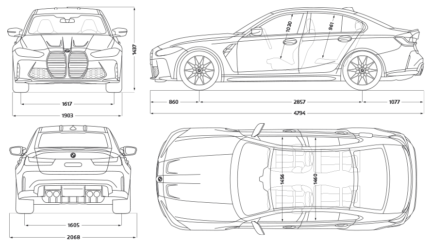 BMW M3 Седан G80 2020 изглед отстрани от ниска гледна точка BMW M3 Седан G80 2020 Isle of Man Green metallic от ниска гледна точка изглед отстрани