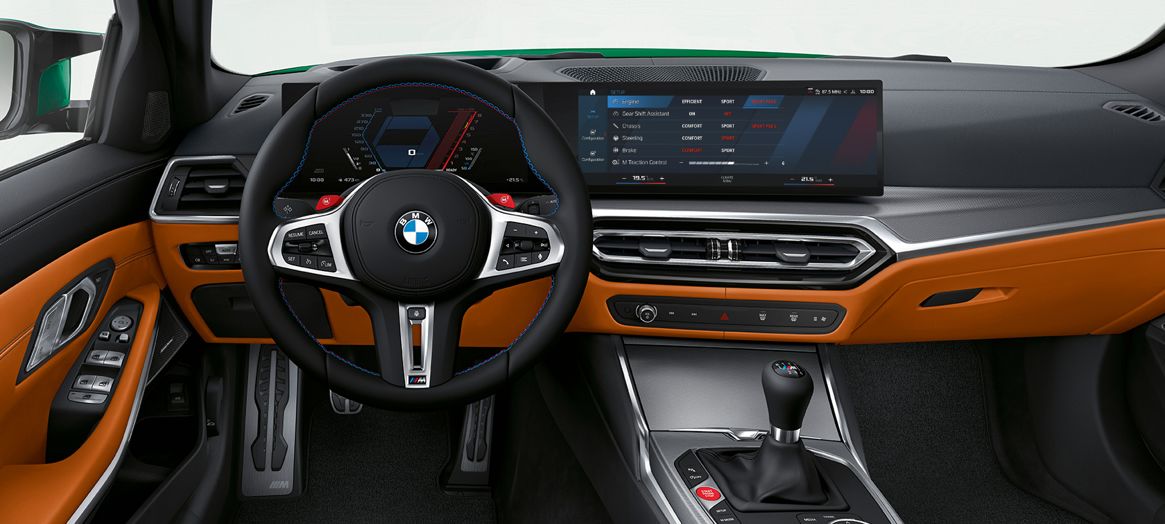 BMW M3 CS G80 М кокпит BMW M3 CS G80 М кокпит интериор