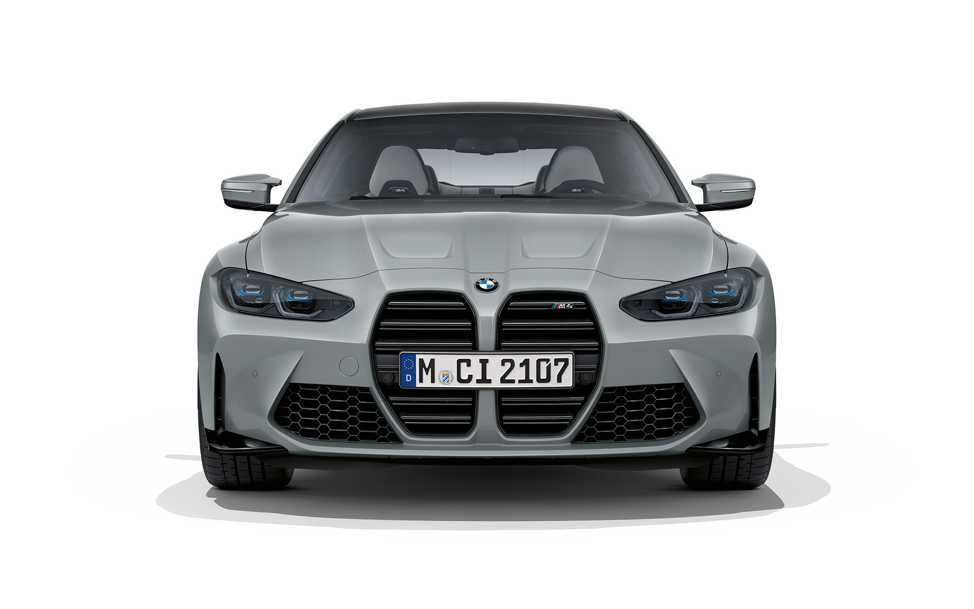 BMW M4 Купе G82 2020 Brooklyn Grey metallic изглед отпред