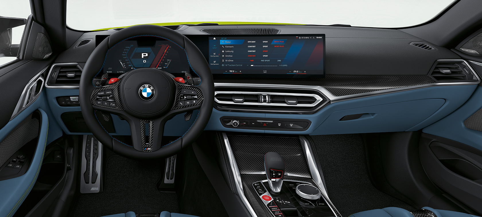 BMW M4 Купе G82 2020 кокпит BMW M4 Купе G82 2020 кокпит интериор