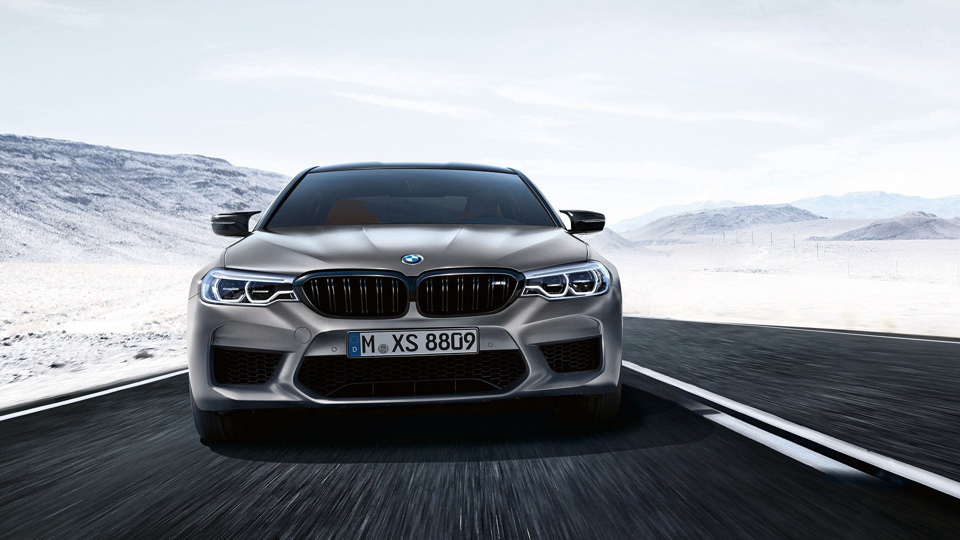 Преден дизайн BMW M5 Competition дизайн, изглед отпред