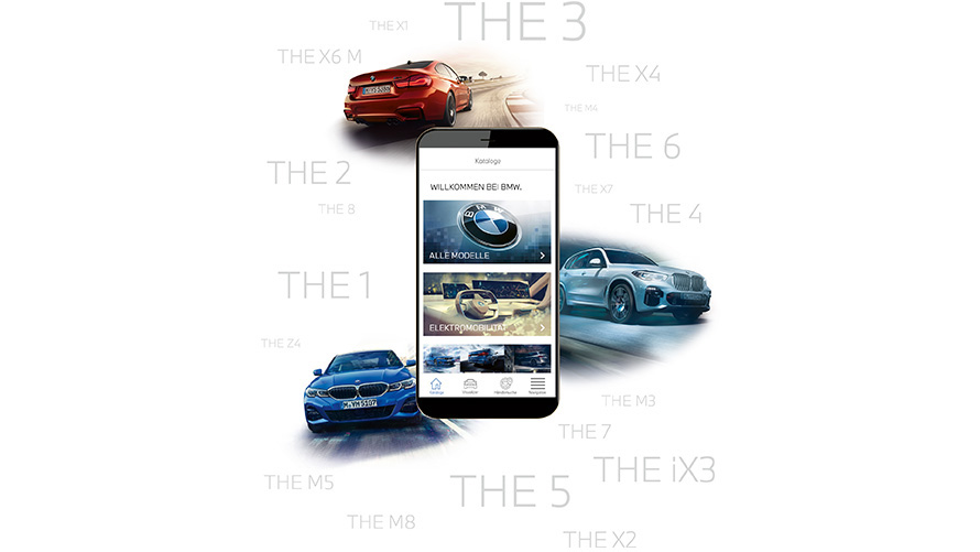 BMW Kataloge App BMW Kataloge App на смартфона
