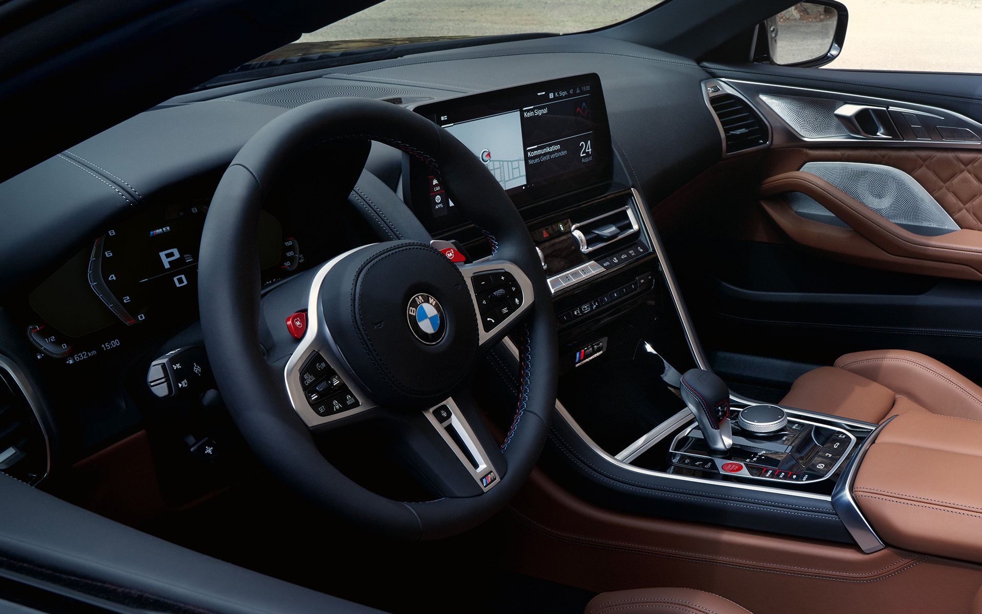 BMW M8 Competition Кабриолет F91 LCI фейслифт 2022 кокпит интериор Кокпит BMW M8 Competition Кабриолет F91 LCI фейслифт 2022