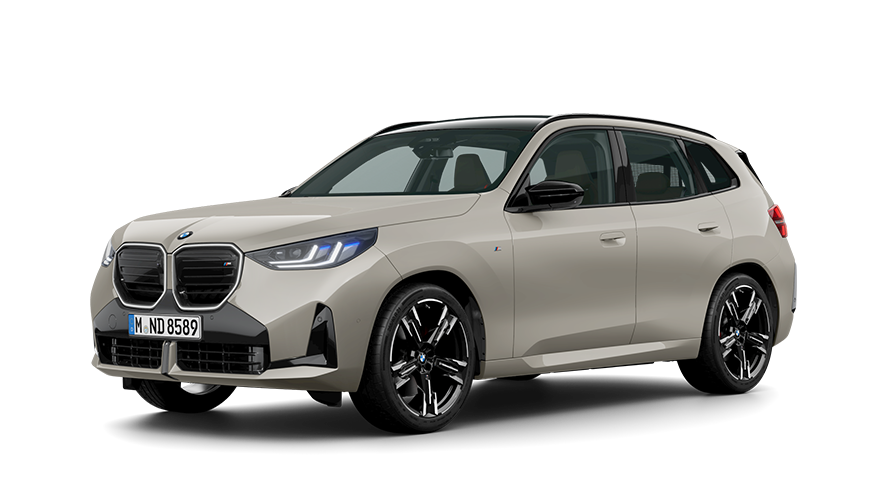 BMW M модели BMW X3 M G45 три четвърти изглед отстрани BMW M модели BMW X3 M G45 три четвърти изглед отстрани