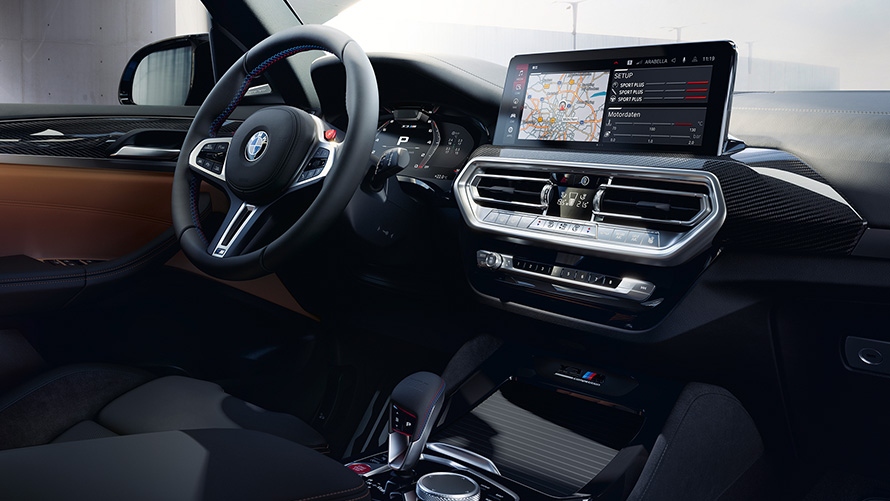 BMW X3 M Competition F97 LCI Facelift 2021 кокпит BMW X3 M Competition F97 LCI Facelift 2021 кокпит интериор