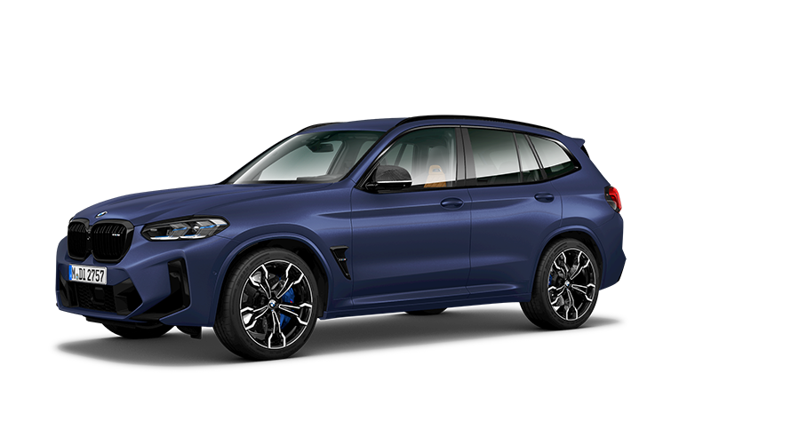 BMW M модели BMW X3 M F97 три четвърти изглед отстрани BMW M модели BMW X3 M F97 три четвърти изглед отстрани