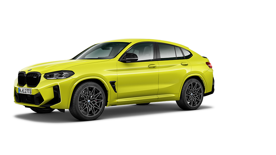 BMW M модели BMW X4 M F98 три четвърти изглед отстрани BMW M модели BMW X4 M F98 три четвърти изглед отстрани