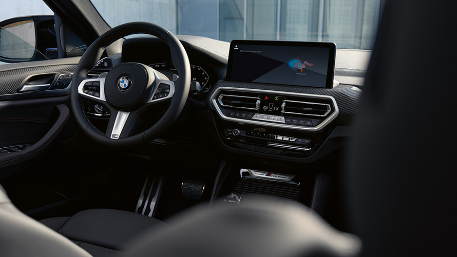 BMW X4 M40i G02 LCI 2021 Facelift интериор кокпит
