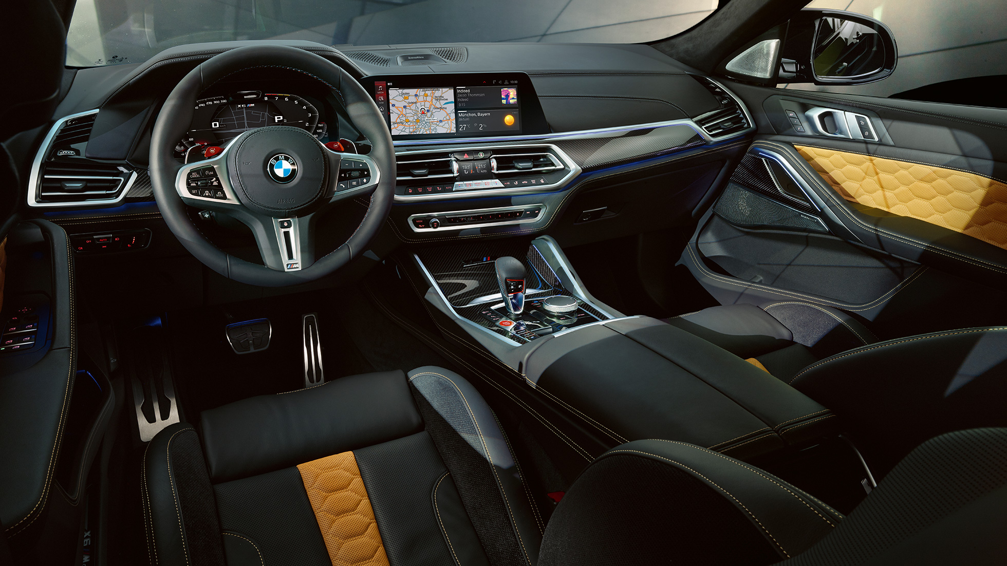 Кокпит BMW X6 M Competition Кокпит BMW X6 M Competition F96 интериор