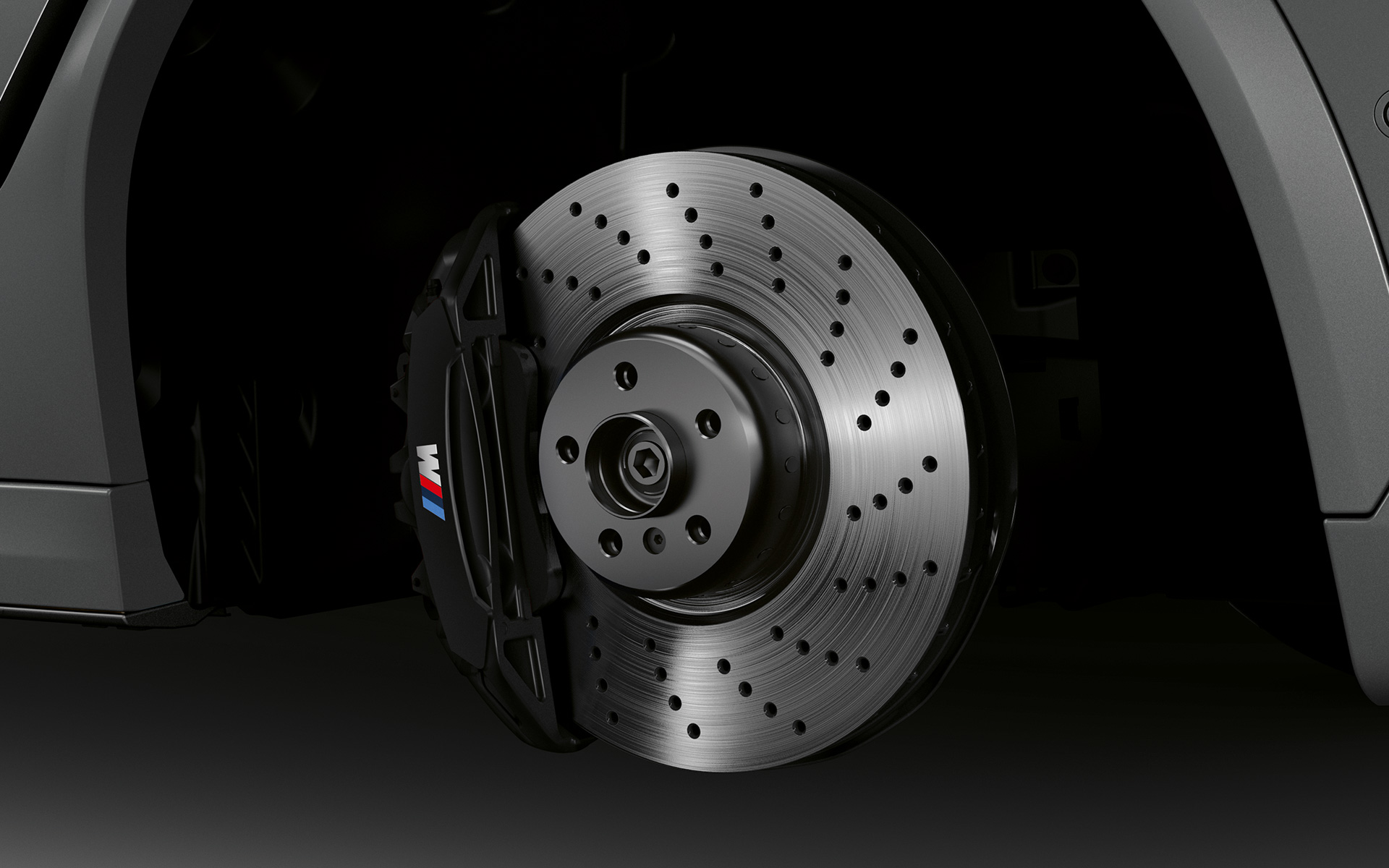 BMW X6 M Competition F96 M Compound спирачки, гранцирано червени BMW X6 M Competition F96 2023 M Compound спирачки, гранцирано червени