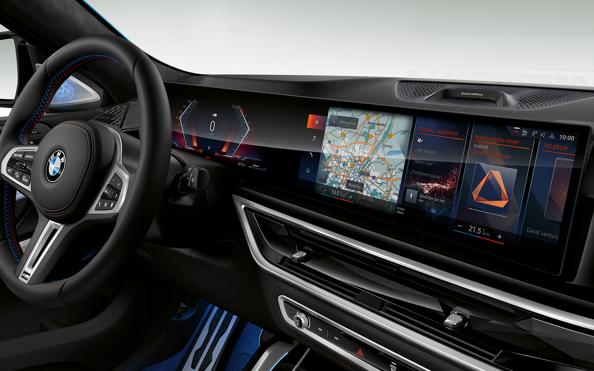 BMW X6 M60i xDrive G06 MP кокпит BMW X6 M60i xDrive G06 MP кокпит снимка отблизо