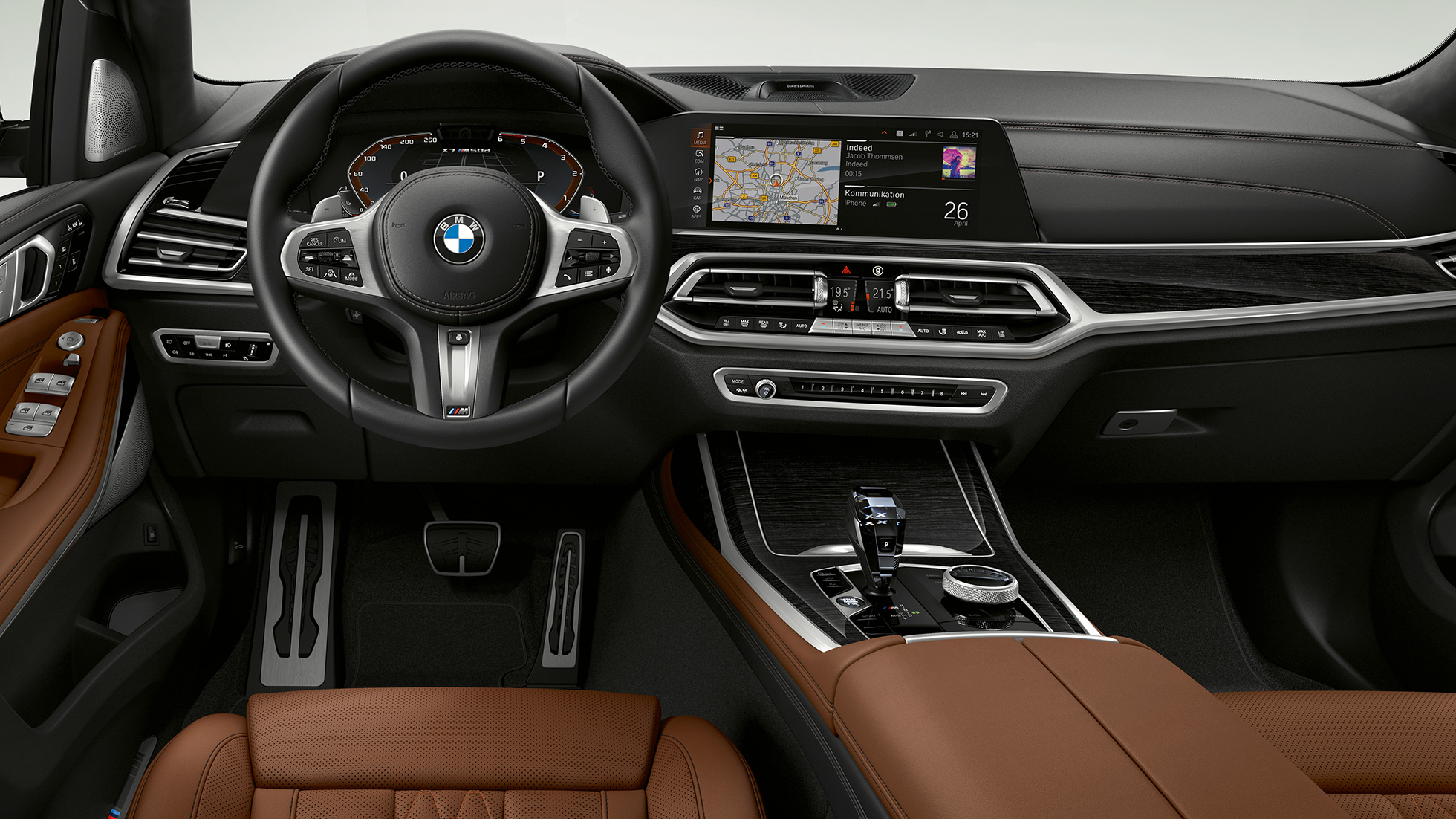 BMW X7 M M50i, интериор BMW X7 M Автомобил M50d и M50i, интериор, G07, 2019