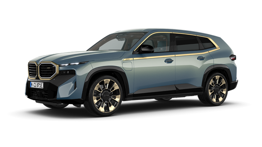 BMW M модели BMW XM G09 три четвърти изглед отстрани BMW M модели BMW XM G09 три четвърти изглед отстрани