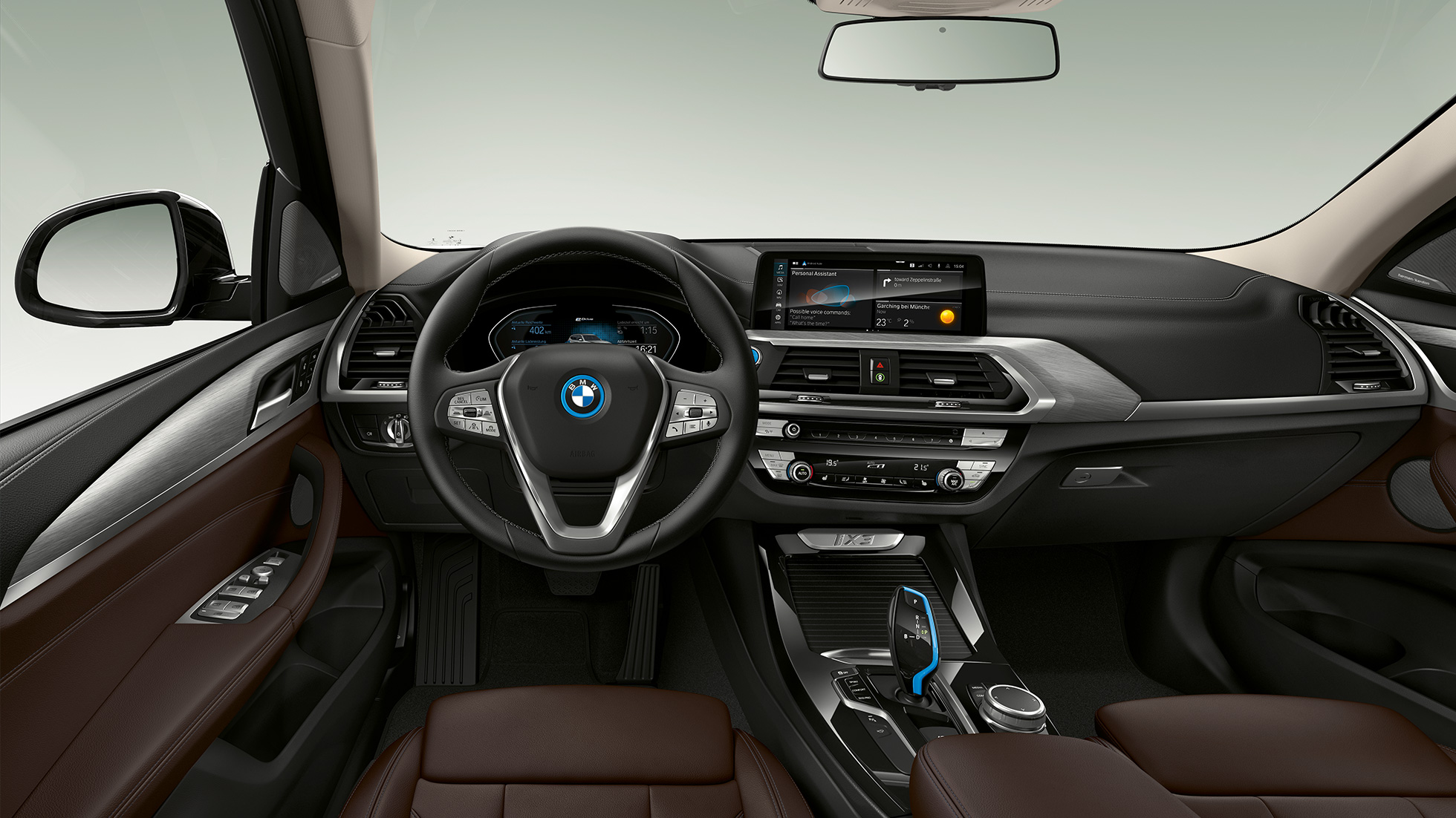 BMW iX3 G08 2020 Модел „Impressive“ кокпит BMW iX3 G08 2020 Модел „Impressive“ кокпит интериор