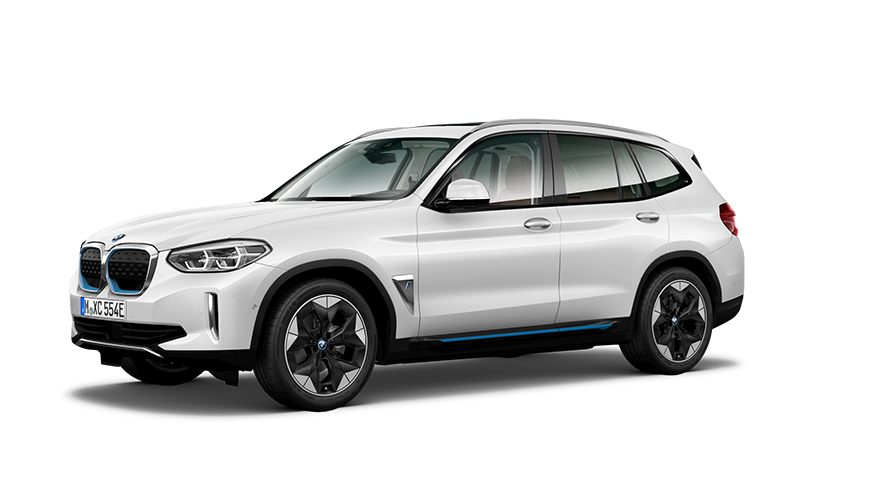 BMW X Модели BMW iX3 G08 три четвърти изглед отстрани BMW X Модели BMW iX3 G08 три четвърти изглед отстрани