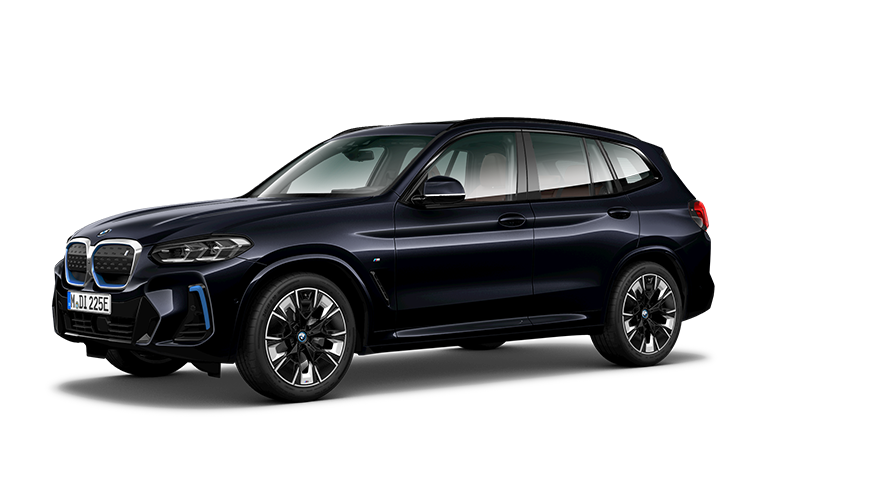 BMW X Модели BMW iX3 G08 три четвърти изглед отстрани BMW X Модели BMW iX3 G08 три четвърти изглед отстрани