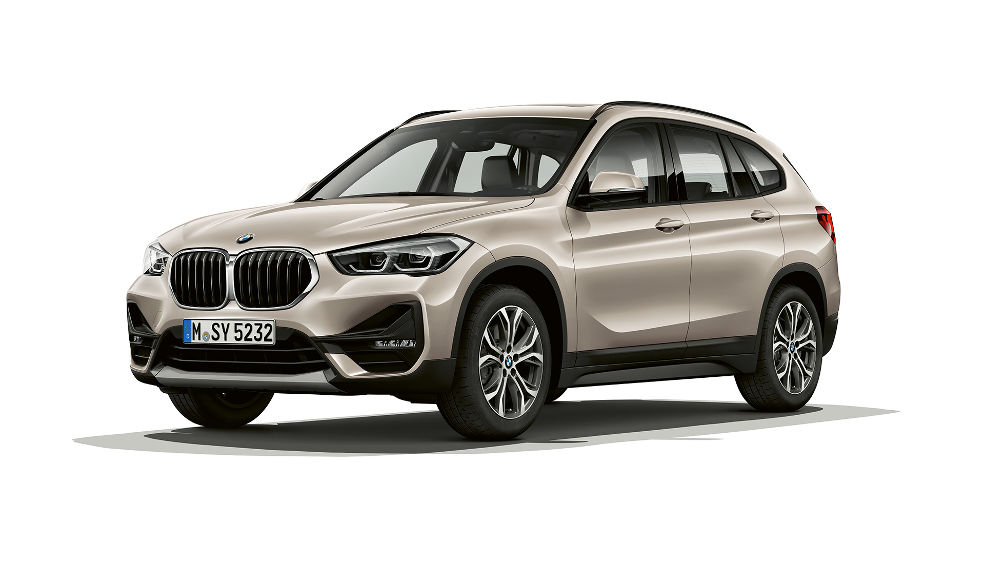 BMW X1, Модел Advantage, три четвърти снимка отпред BMW X1, Модел Advantage, три четвърти снимка отпред в студио