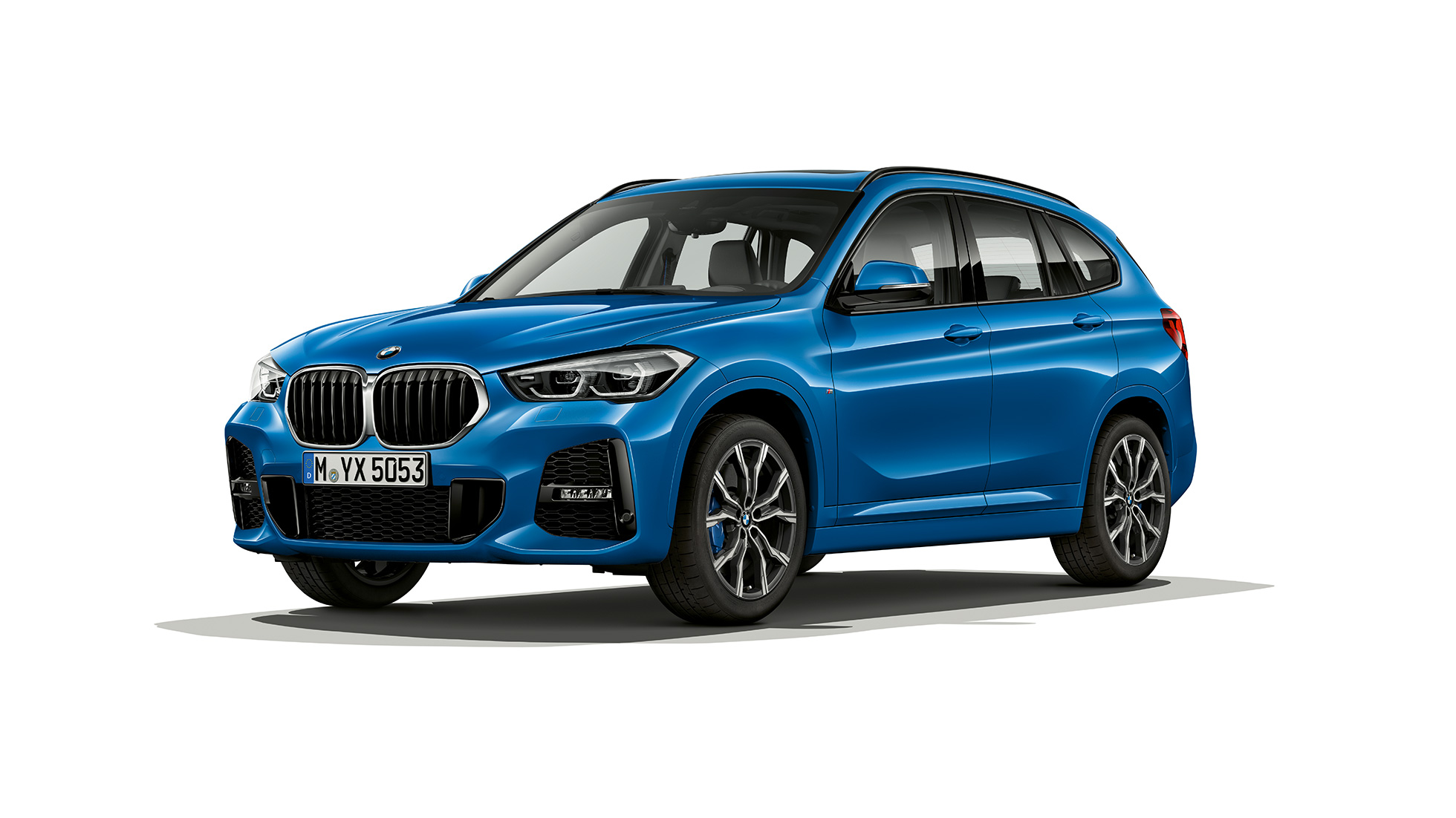 BMW X1, Модел M Sport, три четвърти снимка отпред BMW X1, Модел M Sport, три четвърти снимка отпред в студио