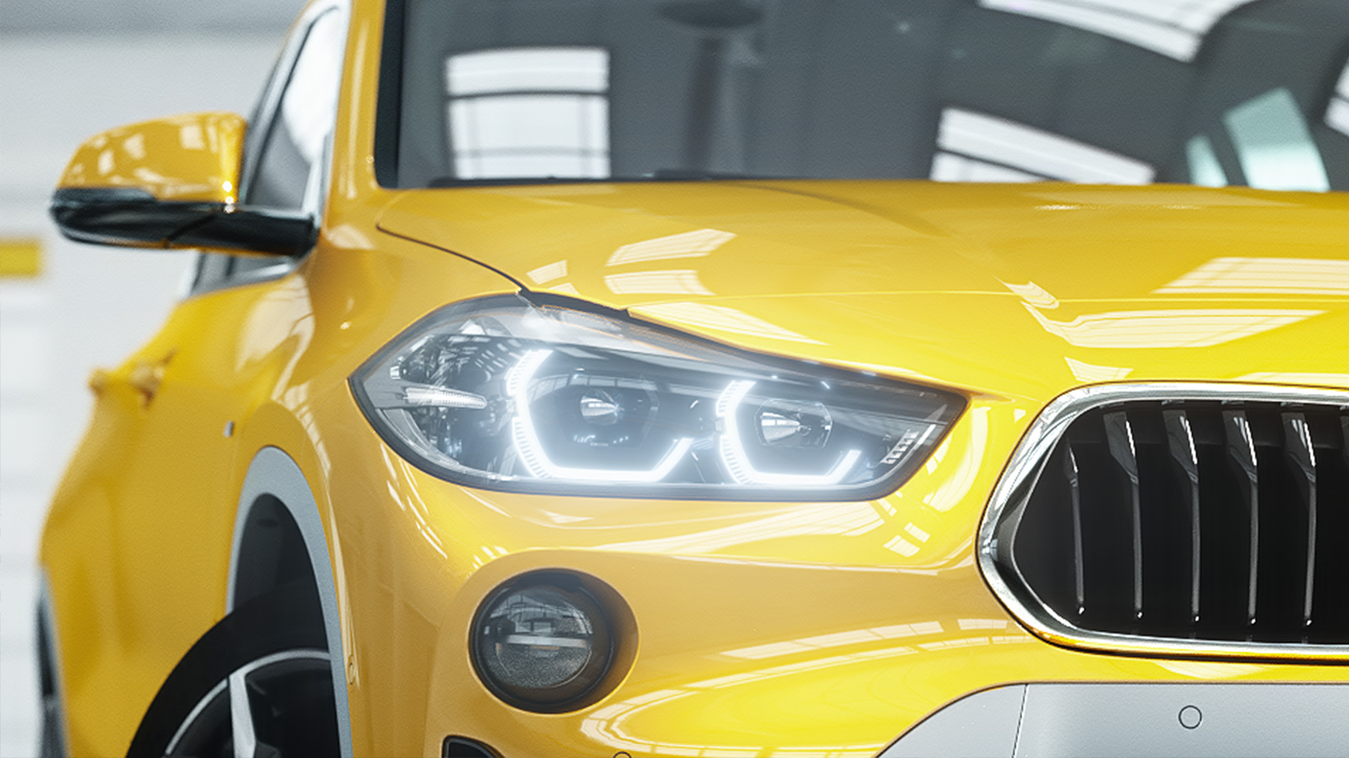 Светлинен дизайн BMW X2 F39 Светлинен дизайн BMW X2 2018 F39 Galvanic Gold metallic