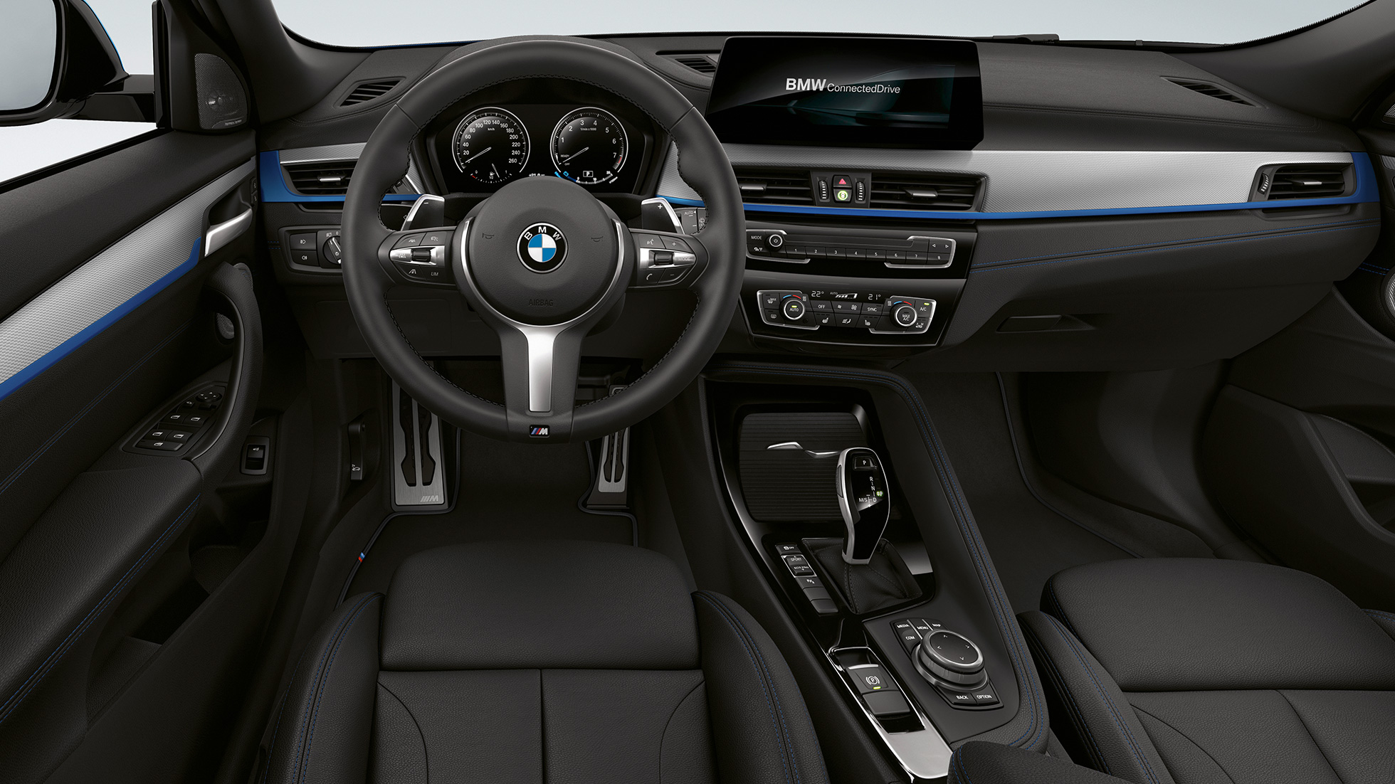 Кокпит BMW X2 sDrive20i Модел M Sport BMW X2 sDrive20i Модел M Sport 2018 F39 интериор кокпит