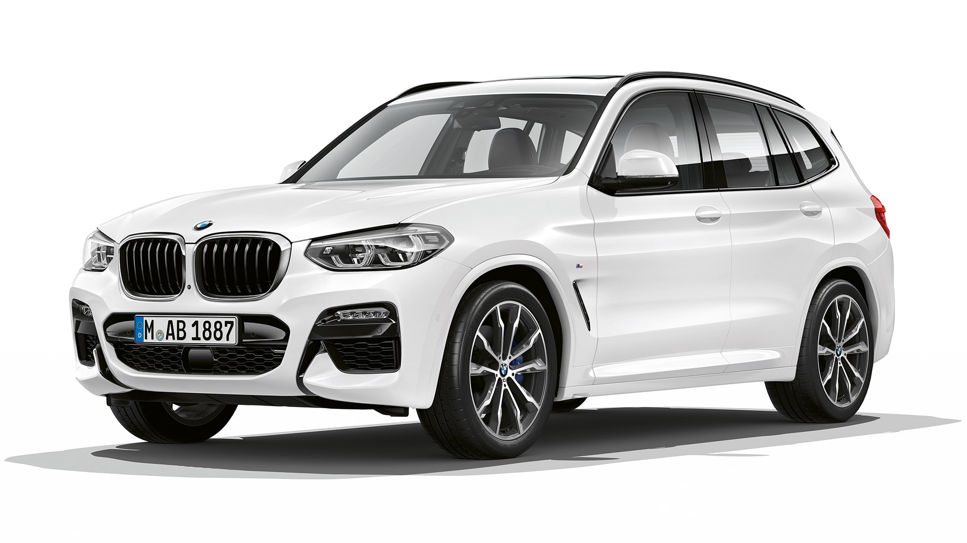 BMW X3 M40i, Модел M Sport, три четвърти снимка отпред BMW X3 M40i, Модел M Sport, три четвърти снимка отпред