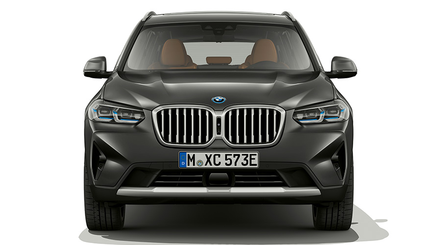 BMW X3 G01 Sophisto Grey дизайн на предната част 2021 BMW X3 G01 Sophisto Grey снимка отблизо отпред дизайн на предната част 2021