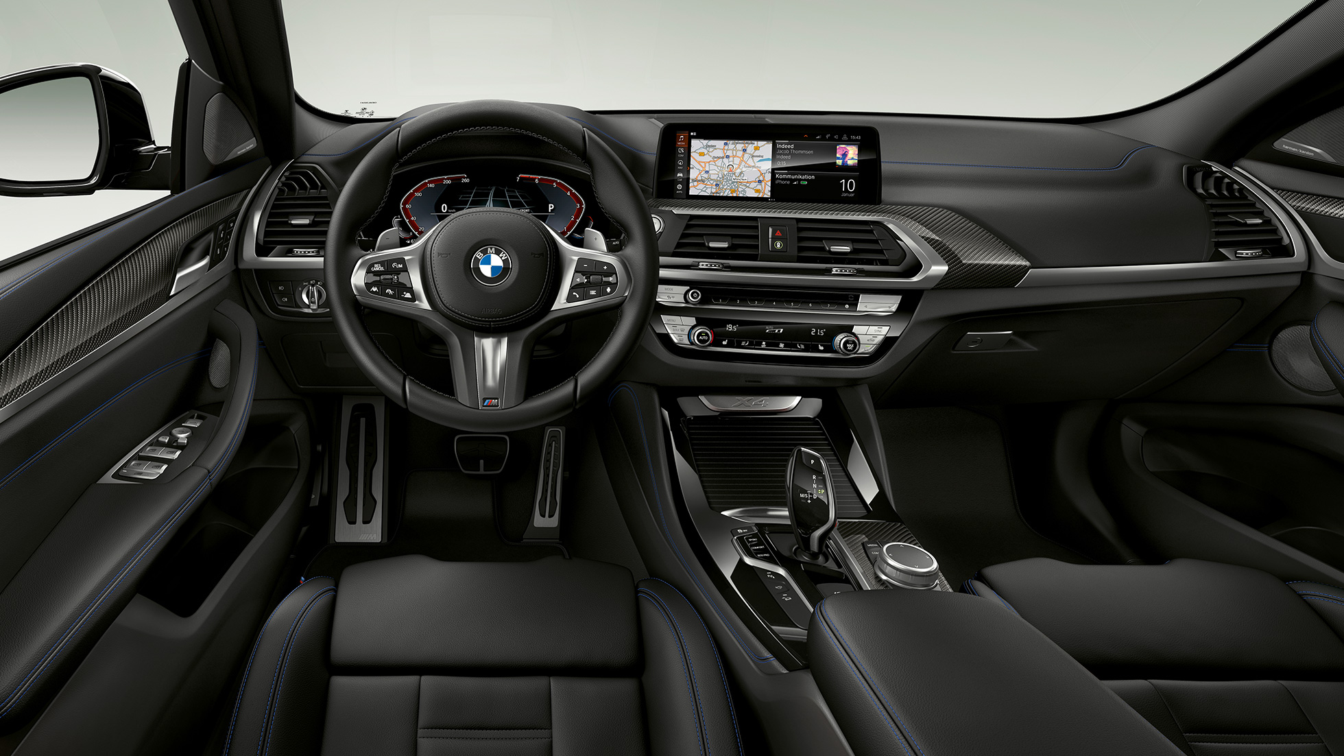 Кокпит BMW X4 Модел M Sport Кокпит BMW X4 xDrive30i Модел M Sport G02 2018 интериор