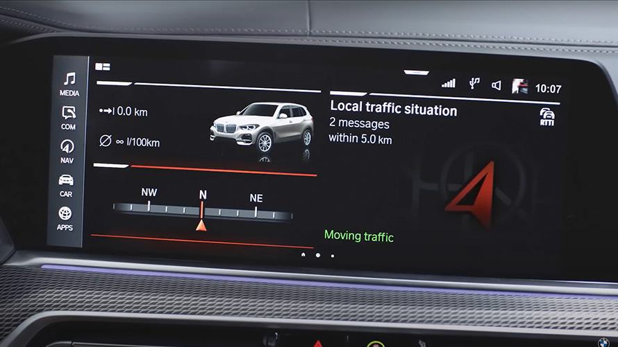 Функционалност на BMW потребителския интерфейс. Функционалност на BMW потребителския интерфейс.