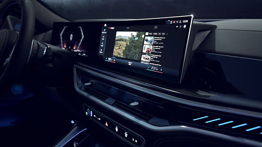 Напълно интегриран видео-стрийминг BMW X6 G06 LCI BMW X6 G06 LCI Напълно интегриран видео-стрийминг видео