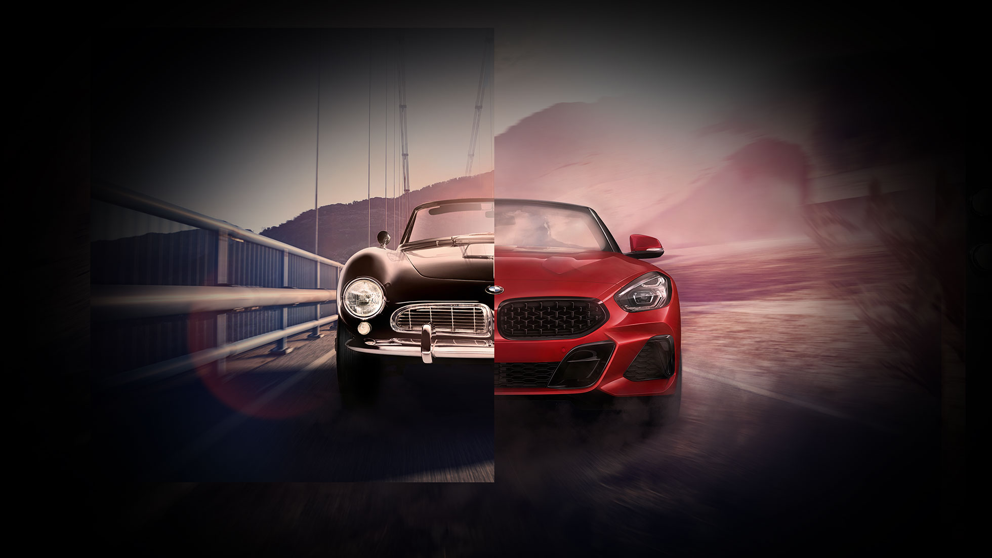 Сребристо BMW 507 Снимка отпред на сребристо BMW 507