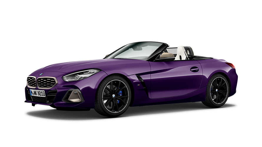 BMW Z4 Роудстър (G29) три четвърти изглед отстрани BMW Z4 Роудстър (G29) три четвърти изглед отстрани