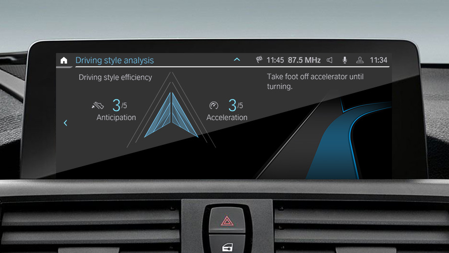 Предвиждащ асистент на режима ECO PRO BMW EfficientDynamics Предвиждащ асистент на режима ECO PRO