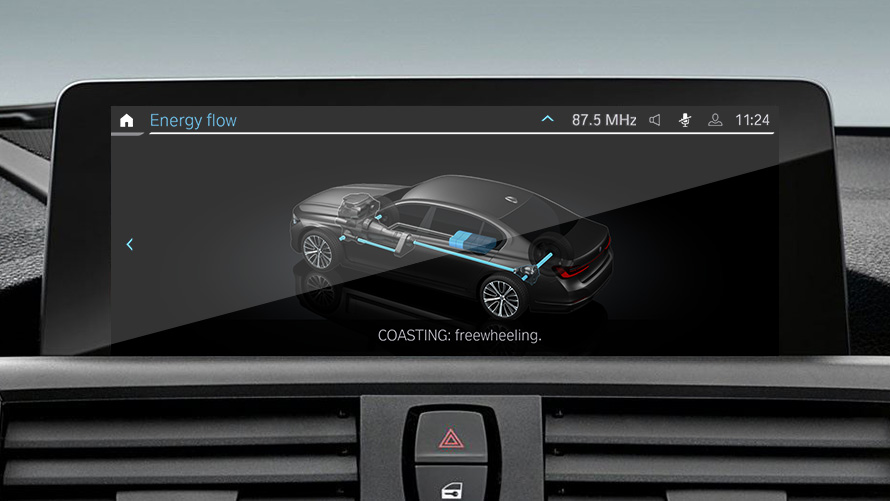 Безмоторно движение с изключен двигател BMW EfficientDynamics Безмоторно движение с изключен двигател