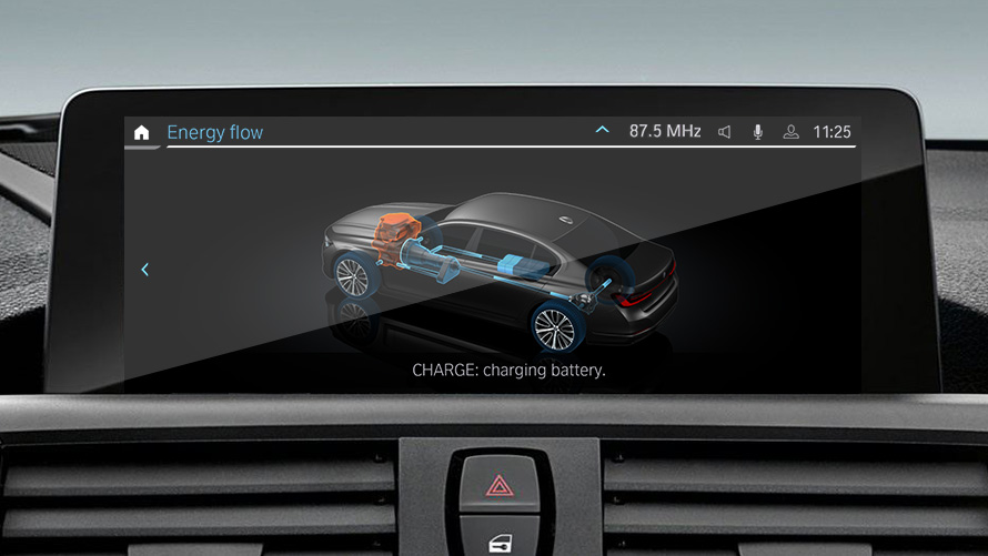 Индикатор на енергийните потоци BMW EfficientDynamics Индикатор на енергийните потоци