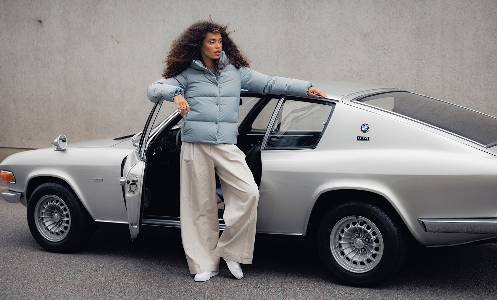 BMW Lifestyle Lookbook 2023 Goods with Freude пухено яке BMW Lifestyle Lookbook Goods with Puffer яке