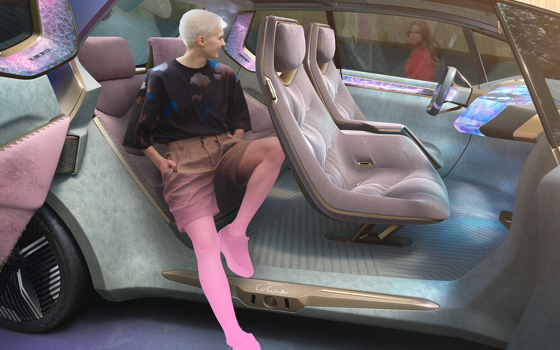 BMW i Vision Circular 2021 визионерски автомобил Импресия 3