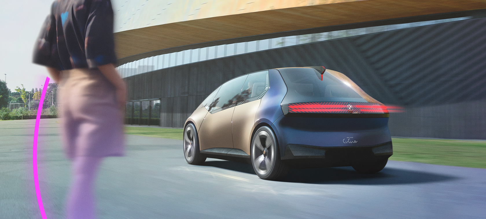BMW i Vision Circular 2021 Външен дизайн BMW i Vision Circular 2021 визионерски автомобил Външен дизайн